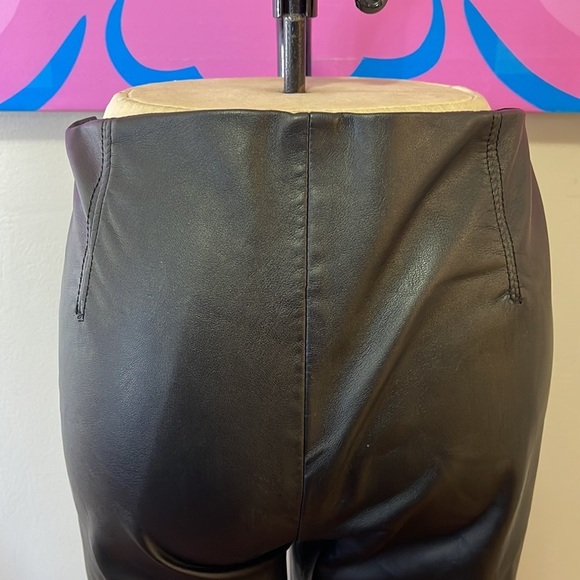 Free people Faux Vegan Leather Skinny Pants Leggings - Picture 8 of 11